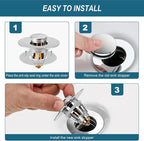 Universal Bathroom Sink Stopper - Image 3