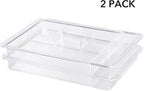 Oubonun Expandable Drawer Organizer 11.1” to 19.2” Width, Shallow Cosmetic - Image 6