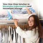 20 Pack Vacuum Storage Bags, Plastic Space Saver Seal Bags Compression - Image 8