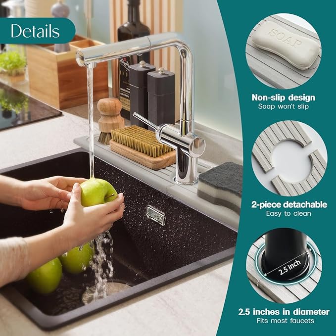 Diatomite Kitchen Faucet Mat - Image 8
