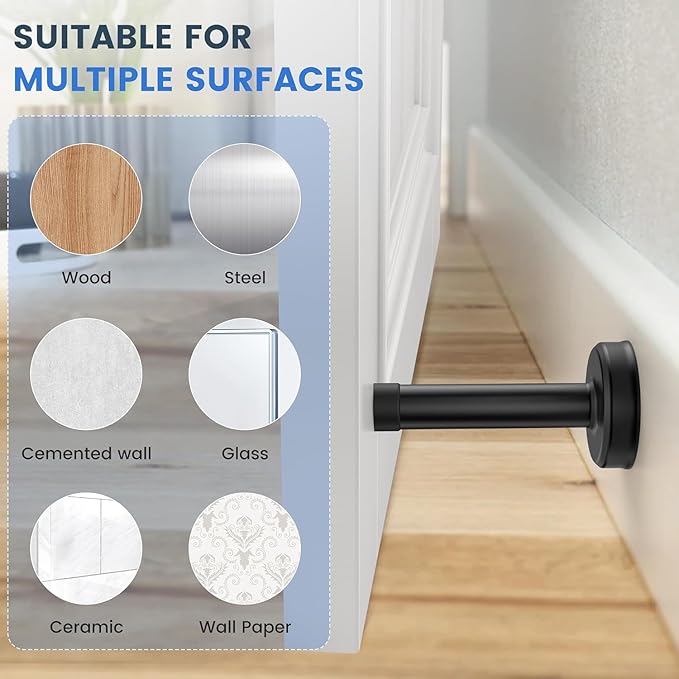 Door Stopper, No Drilling Wall Protection - Image 7