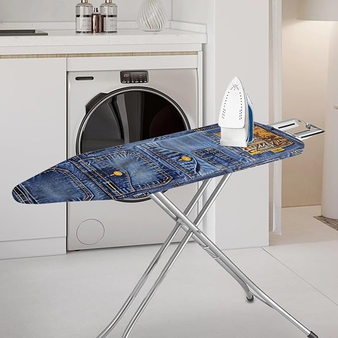 Jeans Pattern Ironing Board Cover Resist Scorching Extra Wide Ironing Board - Image 2
