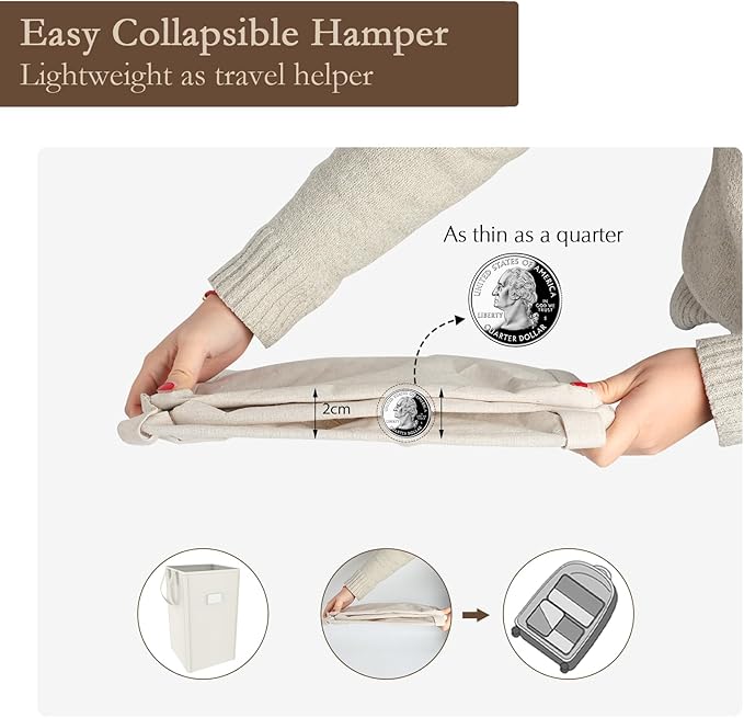 MCleanPin 210L Laundry Hamper Collapsible - Image 8
