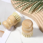 20 Pack Bamboo Dish Brush Set, Natural Dish Scrub Brush - Image 6