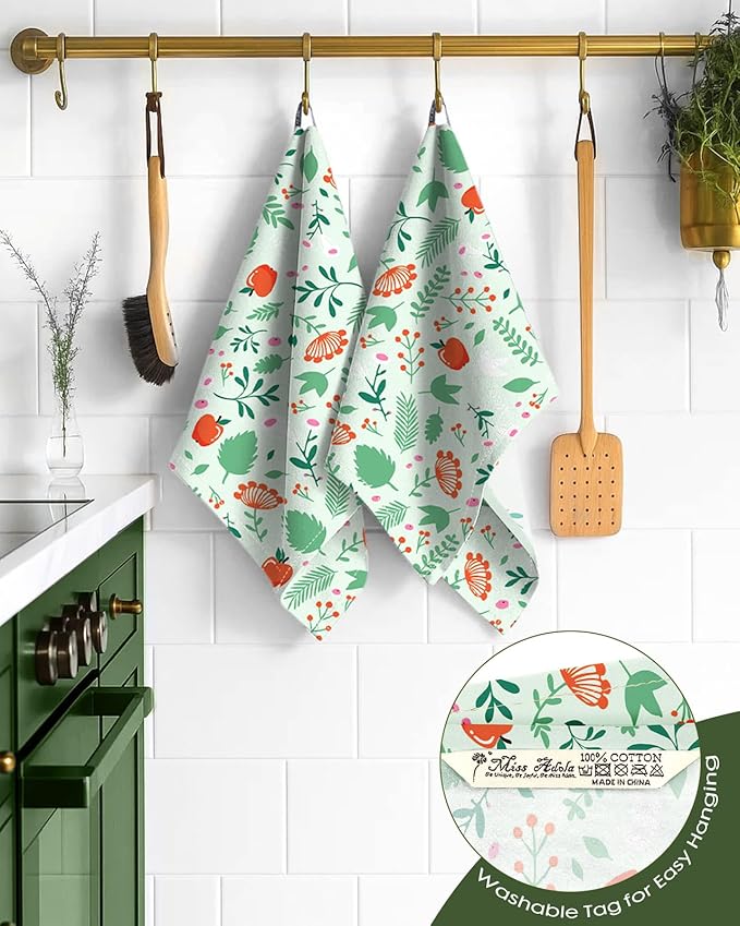 Flour Sack Kitchen Towels Set of 2-18x26 Cotton Dish Towels - Image 3