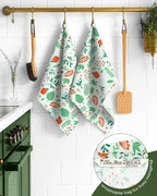 Flour Sack Kitchen Towels Set of 2-18x26 Cotton Dish Towels - Image 3