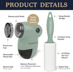 Farberware Fabric Shaver & Lint Remover Set–Battery Operated Sweater Shaver - Image 6