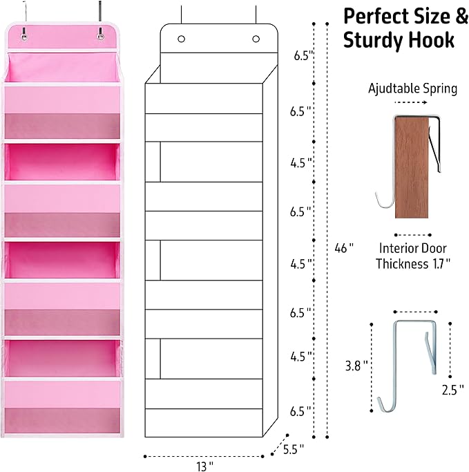 Over The Door Hanging Organizer - Image 2