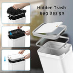 MOPALL 2 Pack Bathroom Trash Can - Image 7