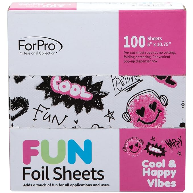 ForPro Professional Collection FUN Cool & Happy Vibes Foil Sheets, Pop-Up Foil - Image 4