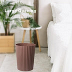 JiatuA Small Trash Can Plastic Wastebasket Round Garbage Container Bin - Image 2