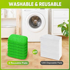 6-Pack Reusable Mop Pads Compatible - Image 5