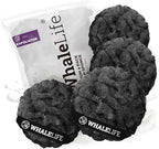 Loofah Sponge Bath Sponge for Women Men 4 Pack by WhaleLife