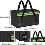 Lipo Battery Safe Bag Large Capatity Fireproof Bag - Image 4