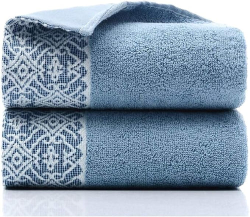 2 Pack Cotton Hand Towels, 100% Cotton Face Towels, Durable Highly Absorbent by Newraturner