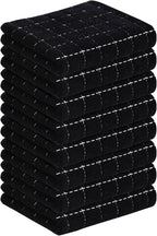 Homaxy 100% Cotton Terry Kitchen Towels, Checkered Designed, Soft and Super by Homaxy