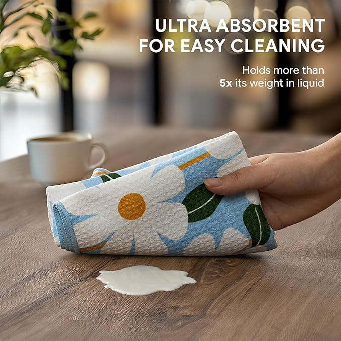 RECYCO Waffle Kitchen Towel Set of 2 - Image 4