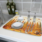 Autumn Forest Dish Drying Mat - Image 6