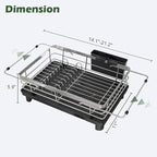 In Sink Dish Drying Rack, Expandable Over The Sink Dish Rack - Image 7
