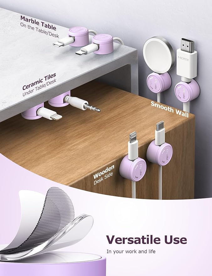 9 Pack Magnetic Cable Clips - Image 5