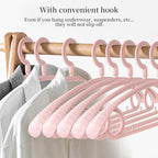 Plastic Clothes Hanger, Extra Thick Plastic Wide Shoulder Adult 360 Degrees - Image 4