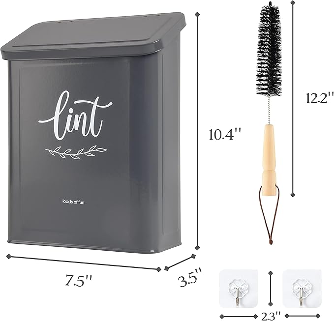 PERFNIQUE Magnetic Lint Bin for Laundry Room - Image 2
