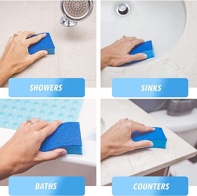 Elitra Essentials Scrubber Sponge, Non-Scratch Hydrophilic Foam Technology - Image 4