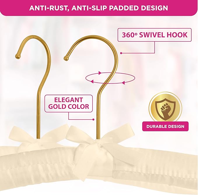 Premium Padded Hangers for Women’s Clothing - Image 2