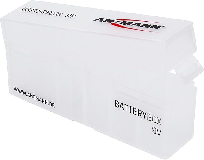 ANSMANN Battery Case for 6x 9V Rechargeable Batteries by Ansmann