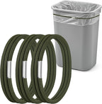 Trash can bag holder bands, trash can rubber bands set of 3, High elastic by Hongmed