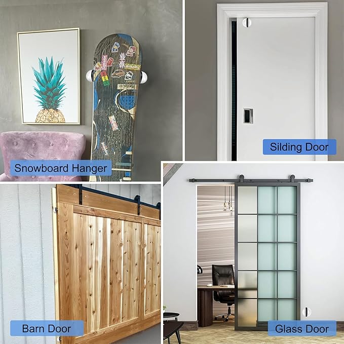 4 Pack Door Stoppers, Self Adhesive Floor Door Stop No Drill - Image 5