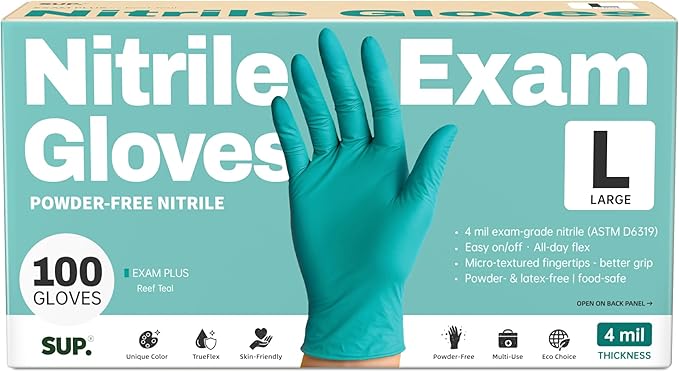 SUP Powder-Free Nitrile Gloves by SUP
