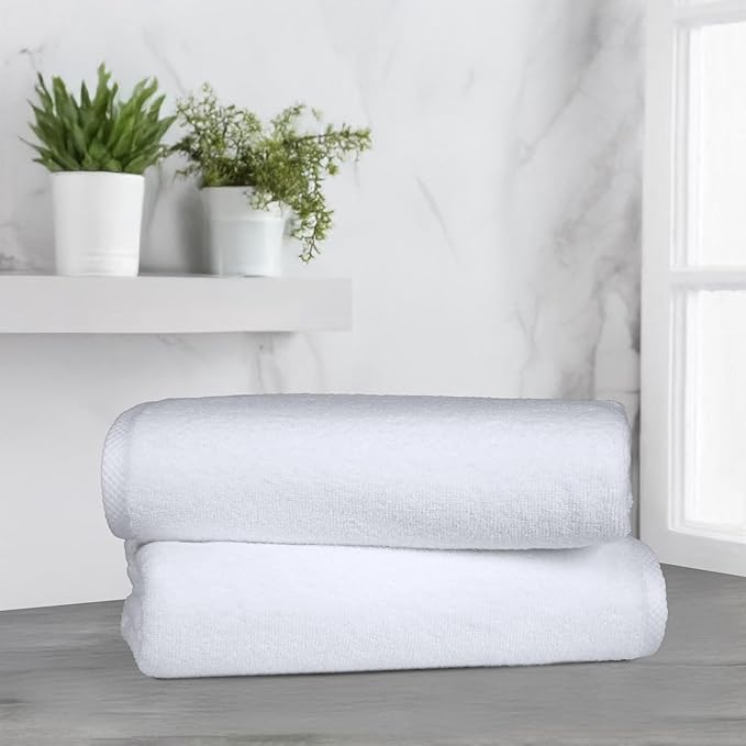 Amazon Basics Lightweight Quick-Dry Bath Towel, 100% Cotton, 2 Piece - Image 8