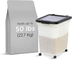 IRIS USA Dog Food Storage Container 50 lbs, - Image 2