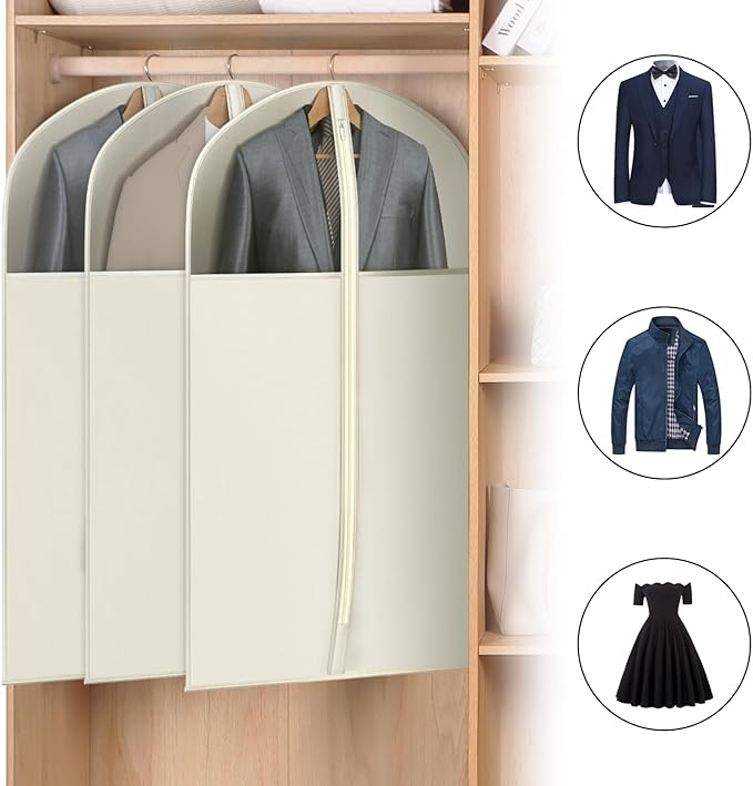 Univivi Suit Bags for Closet Storage, Garment Bag for Travel and Storage - Image 5