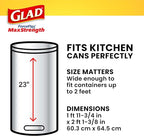 Glad ForceFlex MaxStrength Kitchen Trash Bags, 13 Gal, Fresh Clean Febreze - Image 9