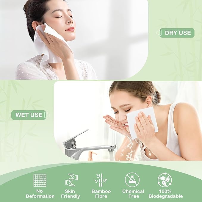 GRANNY SAYS Disposable Face Towel, Face Towelettes Disposable, Disposable Towels - Image 4