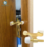 5 Pack Hinge Pin Door Stopper Satin Brass Matte Gold Adjustable Heavy Duty Door - Image 5