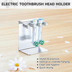 Electric Toothbrush Head Holder, Electric Tooth Brush Holder Desktop or Adhesive - Image 5