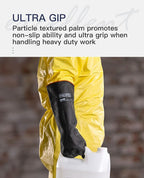 PACIFIC PPE Heavy Duty Latex Chemical Gloves, Strong Acid Resistance Rubber - Image 6