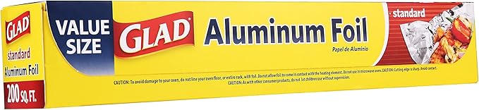 Glad Aluminum Foil Value Size, 200 Sq-Ft | Multiuse Foil - Image 5