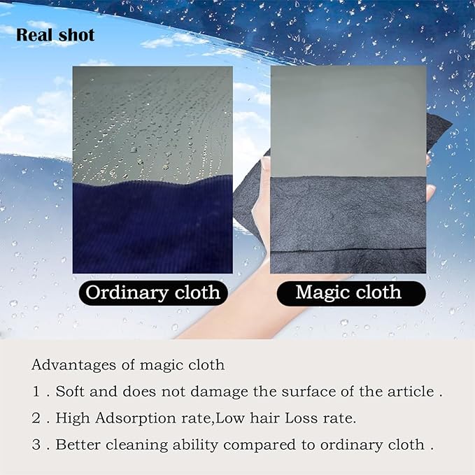 5pcs 9×7 Inches Real Magic Cloth Thickened Magic Cleaning Cloth Microfiber - Image 3