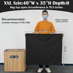 Canvas Laundry Bag 40"W x 35"H, Thick Canvas Laundry Bag - Image 3