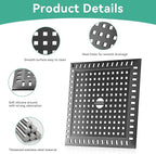 Drain Hair Catcher for Bathroom Sink, 4.8" Stainless Steel and Silicone Shower - Image 3