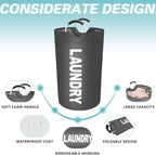 StorageRight 75L Large Laundry Basket, Laundry Hamper, Dirty Clothes Hamper - Image 3