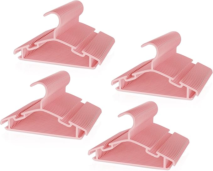 Kids Plastic Hangers, Baby Clothes Hangers by VILICK