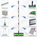 Microfiber Mops for Hardwood Floor Cleaning: MEXERRIS Flat Floor Mop - Image 2