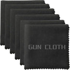 6 Pack Microfiber Gun Cleaning Cloth, Reusable Microsuede Cleaning/Polishing by Miaozhun