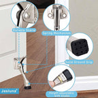 Kickdown Door Stopper 4" – 4 Pack, Heavy-Duty Commercial Foot-Operated Door - Image 4