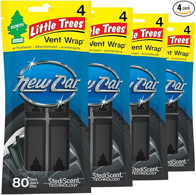LITTLE TREES Car Air Freshener | Vent Wrap Provides Long Lasting Scent by LITTLETREES